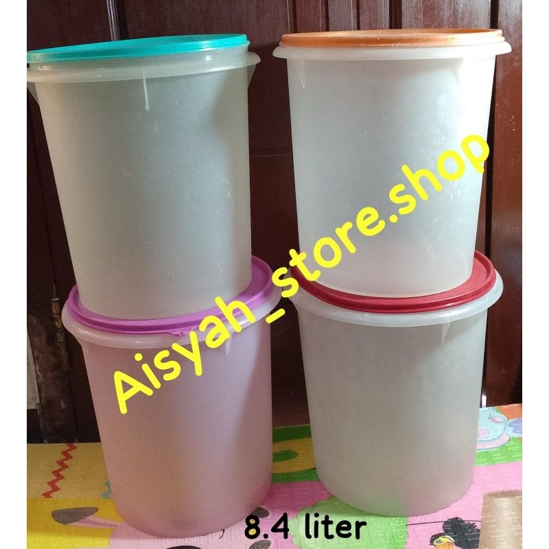 second toples jumbo Tupperware preloved dan new 8.4 liter