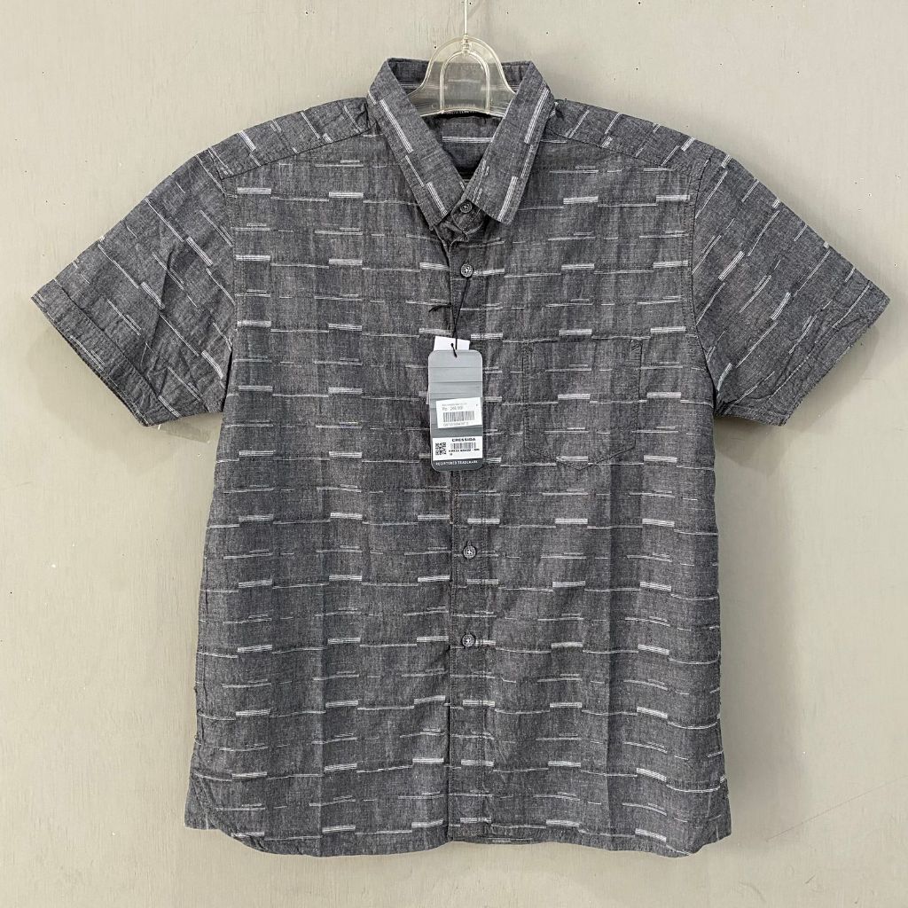 KEMEJA PRIA CRESSIDA SLIM FIT NB412X MOTIF LENGAN PENDEK