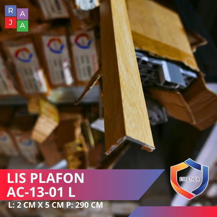 Lis Siku L/ Plint L Untuk WALBOARD DAN PVC BOARD  Harga Per Batang