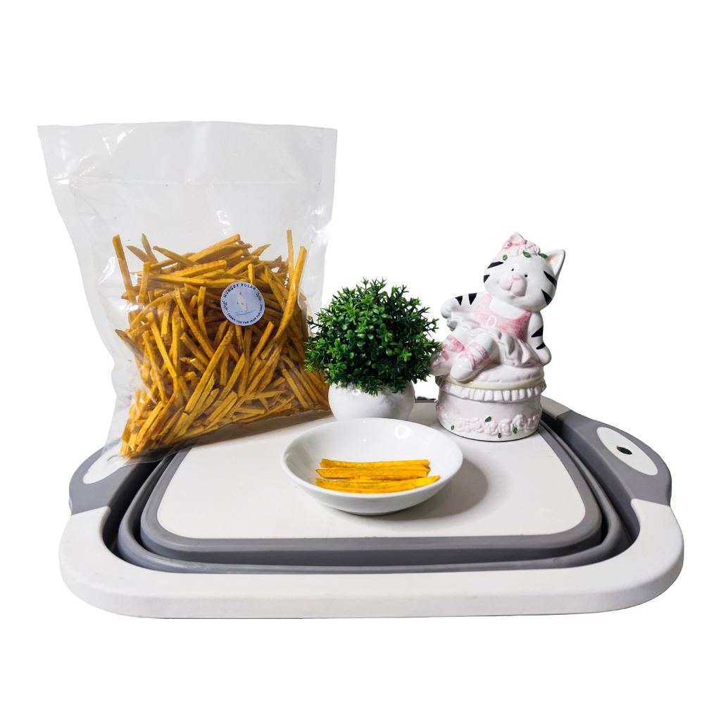 

KERIPIK TALAS 175 GR / KERIPIK TALAS BOGOR / KERIPIK TALES ASIN / Stick Talas Kunyit
