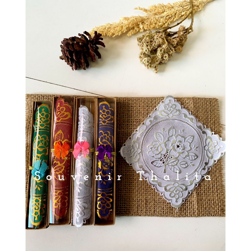 (50pcs) - SOUVENIR TATAKAN GELAS BOK