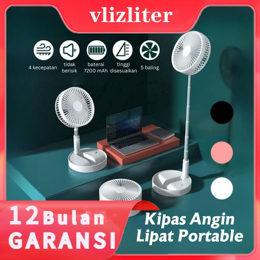 COD ✔kipas angin kipas emergency besar kipas angin lipat kipas angin portable lipat cordles fan