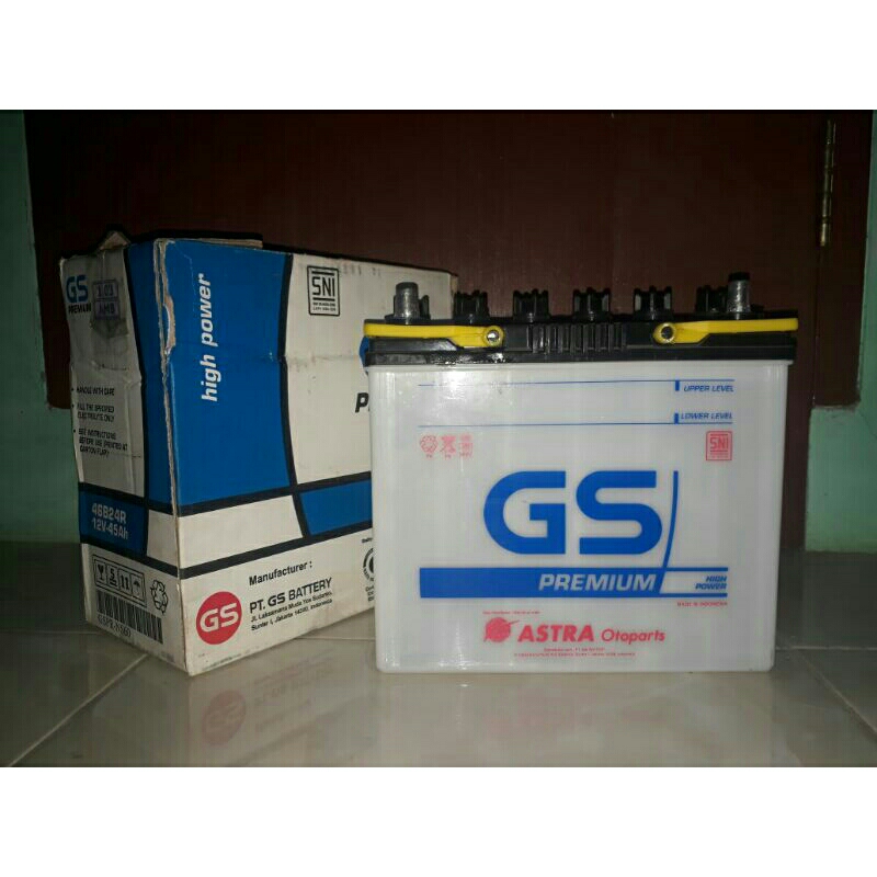 AKI GS 46B24R + sudh disi air aki full