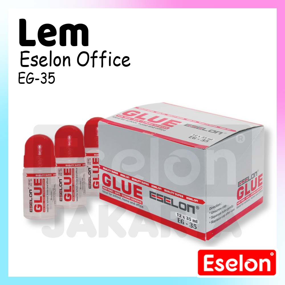 

[ES.JKT] Lem kertas Eselon EG-35 / Water Glue/ lem Botol Cair