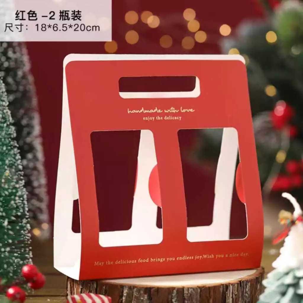 

10pcs - Sleeve Box Mini Box Dus Kue Kering Cookies Gift Box Hampers 2 Toples
