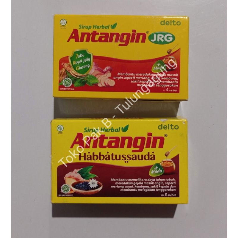 

Antangin JRG box isi 5 pcs / habbatussauda / royal jely dan madu