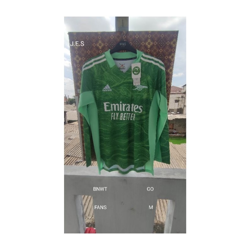jersey Arsenal GK LS hijau 21/22