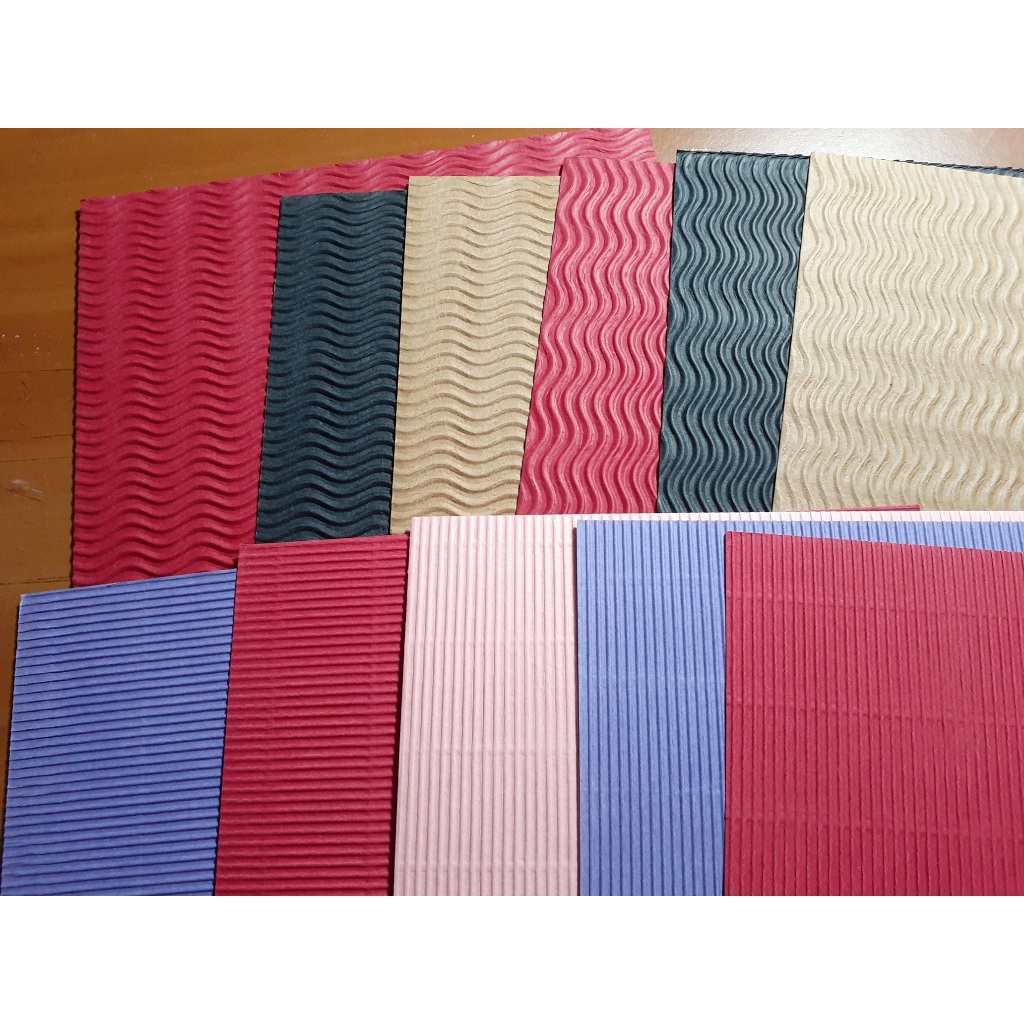 

Corrugated paper double layer ukuran A4 natural/doff finish