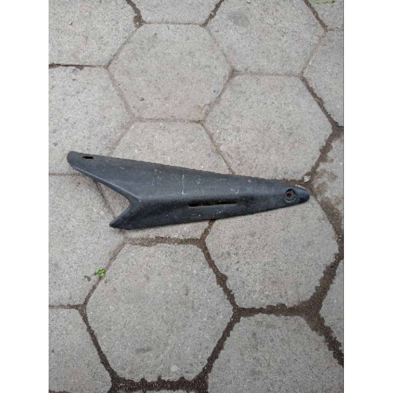 Cover Knalpot Honda New Megapro Mono Fi ORI COPOTAN (BEKAS)