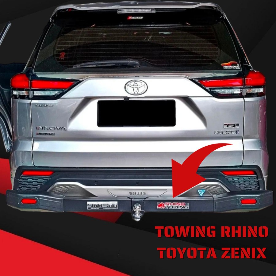 Bumper rhino towing toyota innova zenix