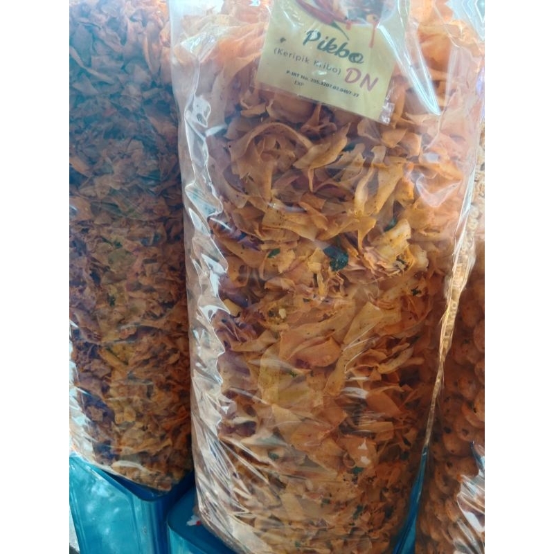 

Keripik Keribo Pedas Daun Jeruk dan Pedas Manis 250gr