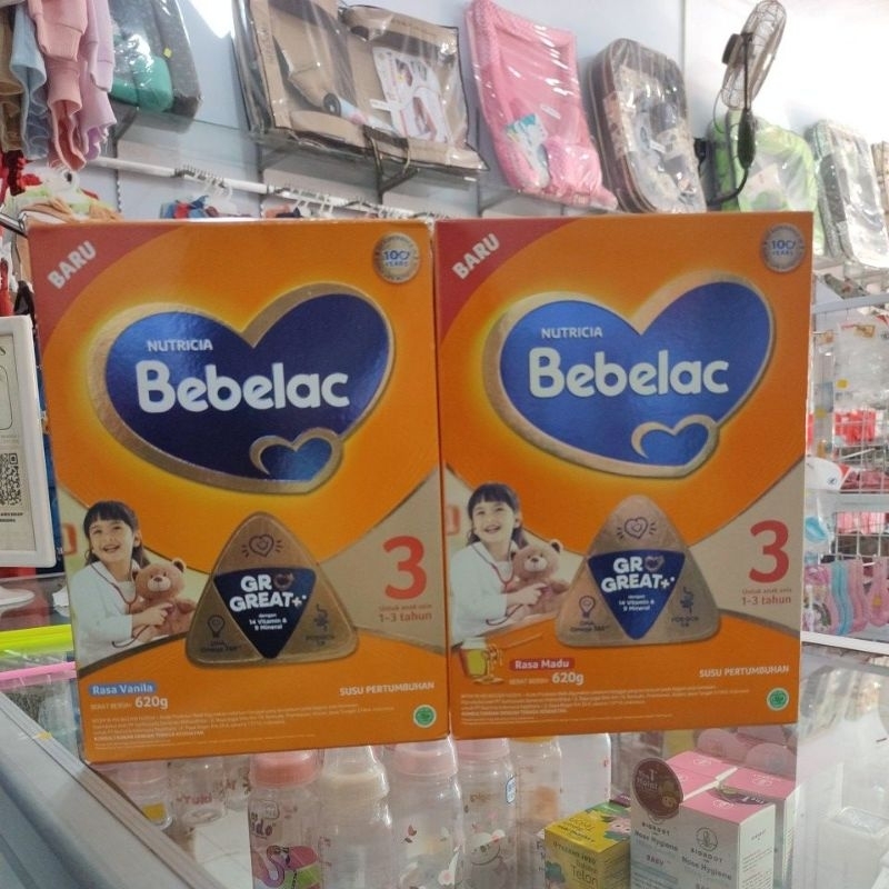 BABYSHOP Bebelac 3 Susu Formula Bayi 1 - 3 Tahun 620gr