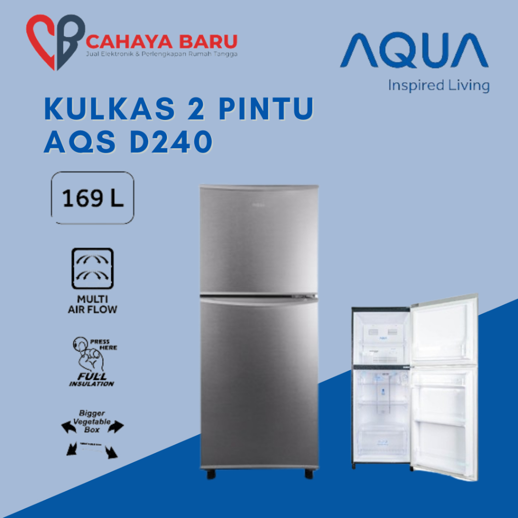 KULKAS AQUA AQS D240