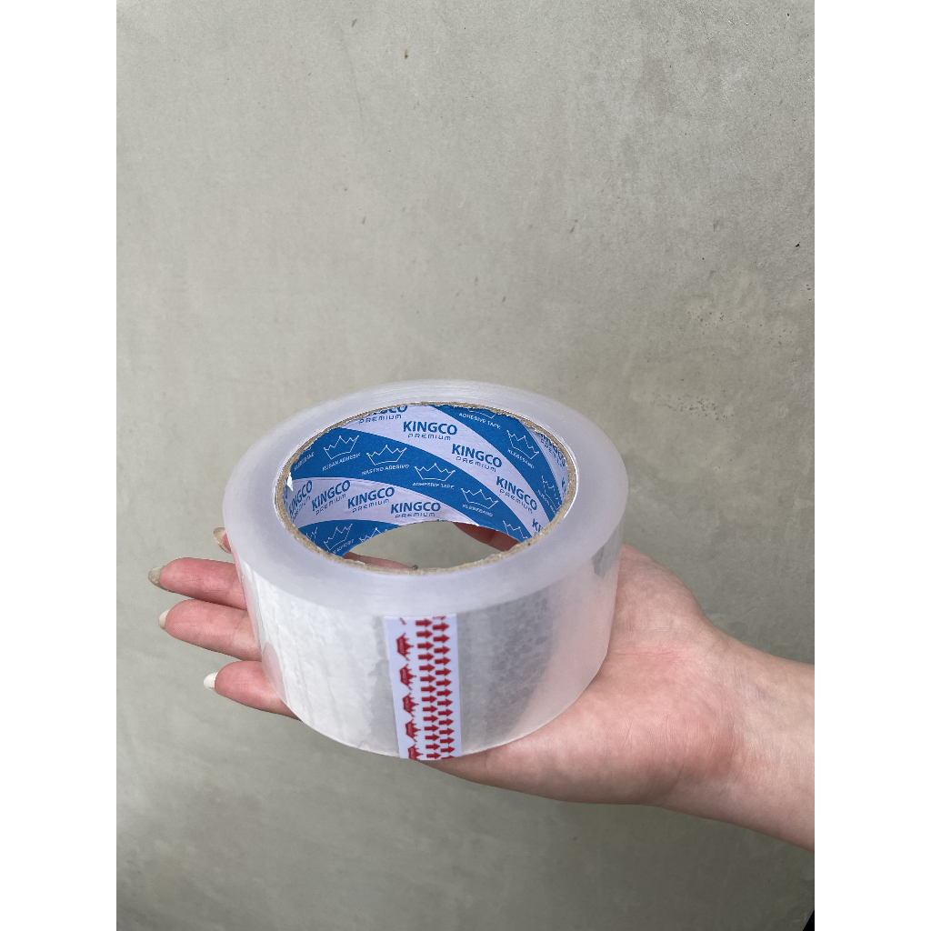 

Isolasi Kingco / Lakban Kingco / Kingco Tape Bening & Coklat 48mm x 45mic x 90yard [MURNI]