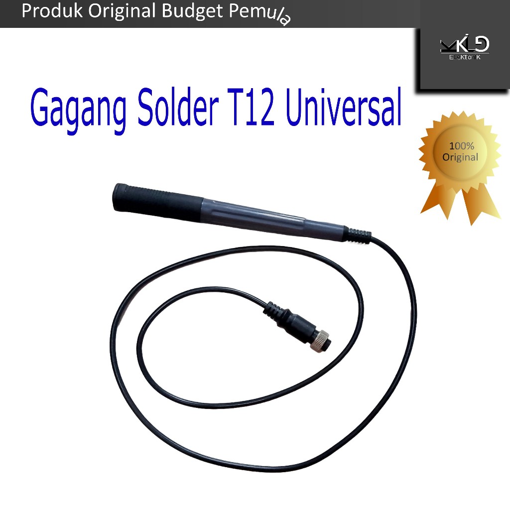 Gagang Solder T12 Universal Ganti-Ganti Mata Socket 5 Pin Kecil Untuk Station Solder