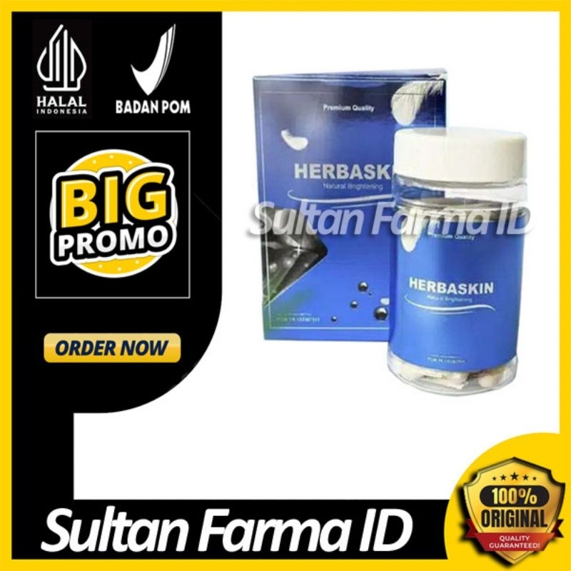 HERBASKIN ® Herbaskin Original | Herbaskin Asli | Pemutih Kulit Seluruh Tubuh & Hilangkan Flek Hitam