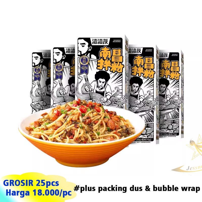 PAKET USAHA GROSIR 25 BKS SNACK CINA MIE BERAS INSTAN MIE CAMPUR NANCHANG SPESIALIS JIANGXI 7 TOPPIN