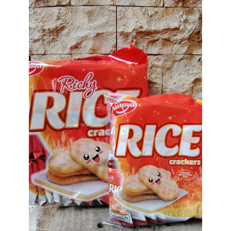 

RICHY RICE CRACKER ( KRAKER BERAS RASA ASIN).