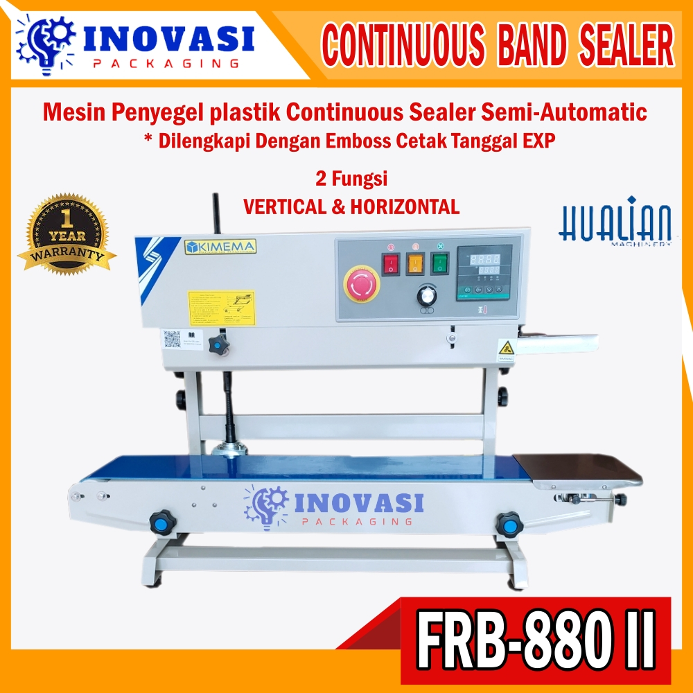 FRB-880 Continuous Sealer Mesin pres segel plastik FRB-880II Vertikal