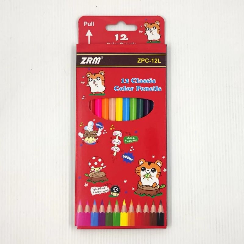 

ATK-POINT | ZRM 12 COLOR PENCIL | PENSIL 12 WARNA ZPC-12L