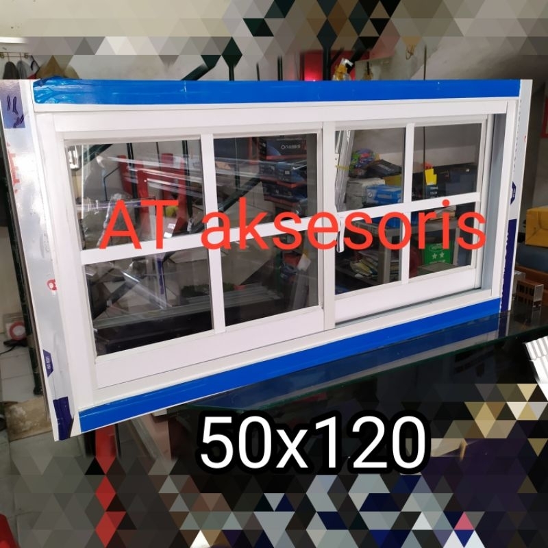 jendela sliding 50x120 ornamen