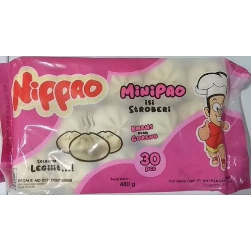 

NIPPAO STRAWBERRY 30pcs Bakpao Mini Isian Strawberry