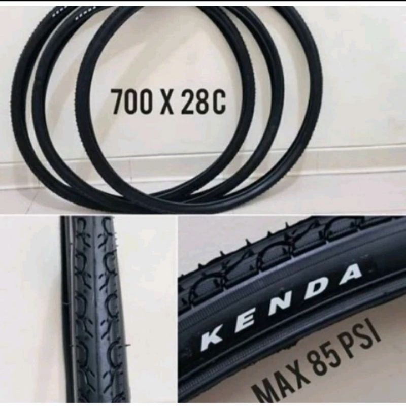 BAN LUAR SEPEDA FIXIE 700x28C KENDA/SWALLOW