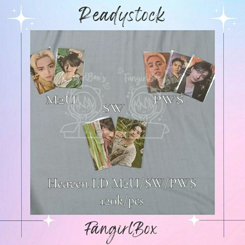 READYSTOCK SEVENTEEN - HEAVEN ALBUM LUCKY DRAW M2U SW SOUNDWAVE PWS POWERSTATION SCOUPS WOOZI VERNON