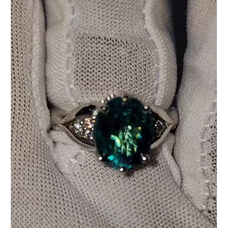 natural green topaz