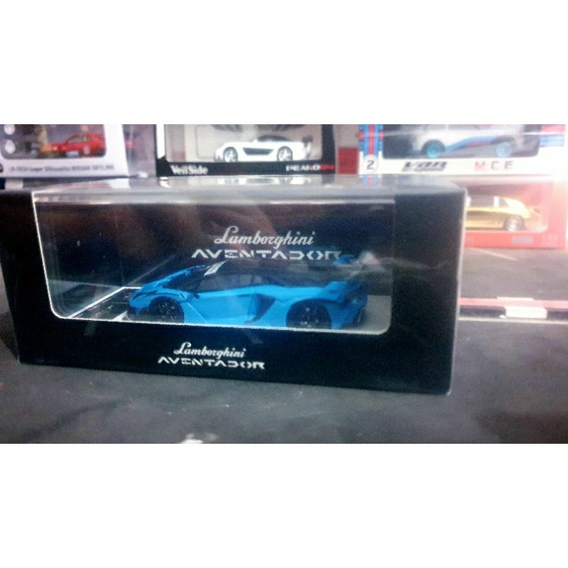 Diecast TPC Lamborghini Aventador Blue Segel