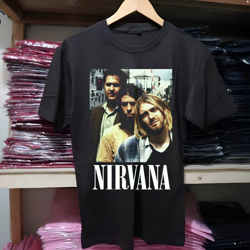 KAOS NIRVANA KAOS BAND NIRVANA VINTAGE
