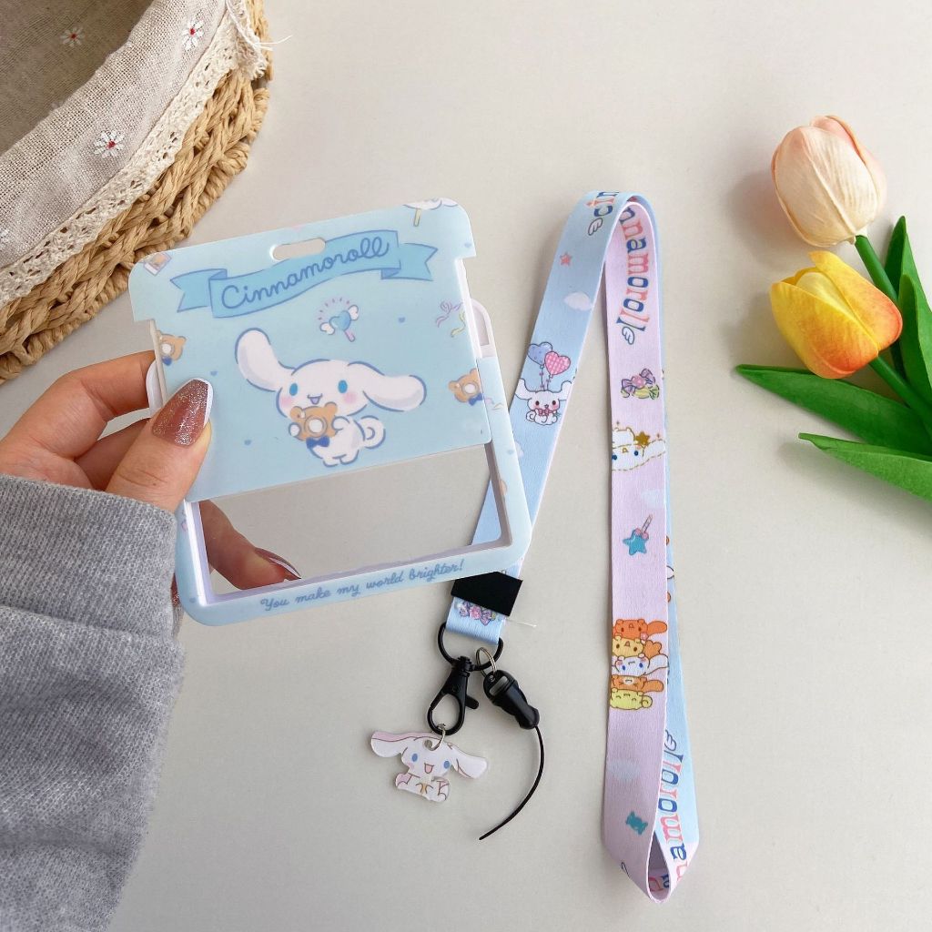 

RB Kalung Holder Kartu Sanryo Zanrio/ID Card Holder Name Tag Lanyard Horizontal Horisontal