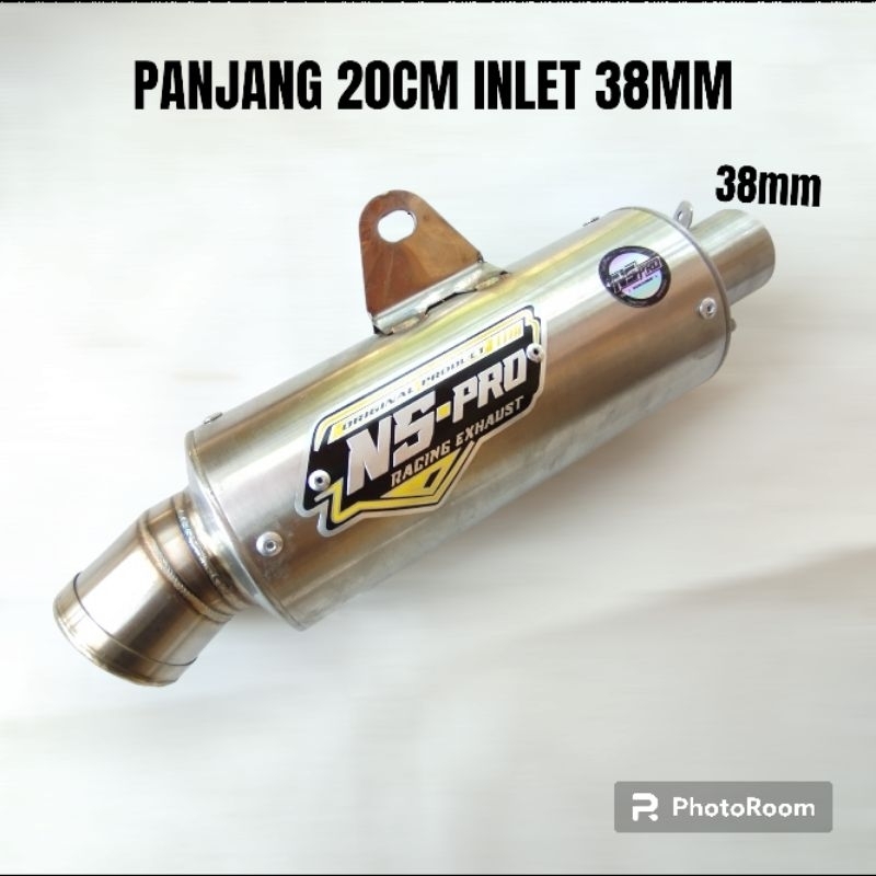 Selencer knalpot inlet 38 NSpro original sarangan full bas adem