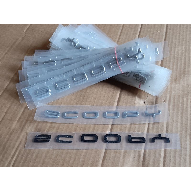 Emblem tulisan Scoopy Original