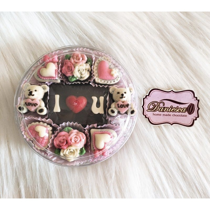 

.VD01 - Coklat ucapan I love you valentine's day anniversary ulangtahun murah (ds bgr)