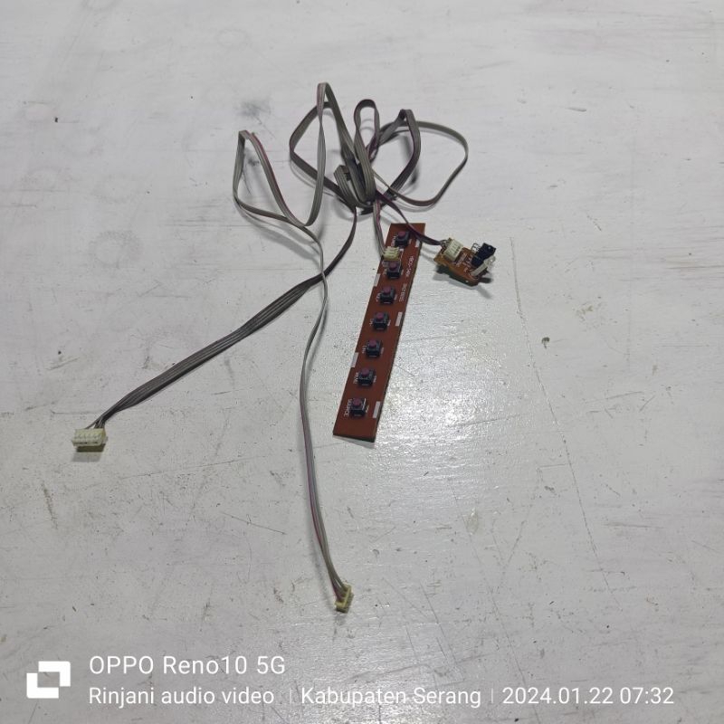 TOMBOL PANEL SENSOR TV LED POLYTRON PLD 32T1550 PLD 32T100 PLD 32T1500