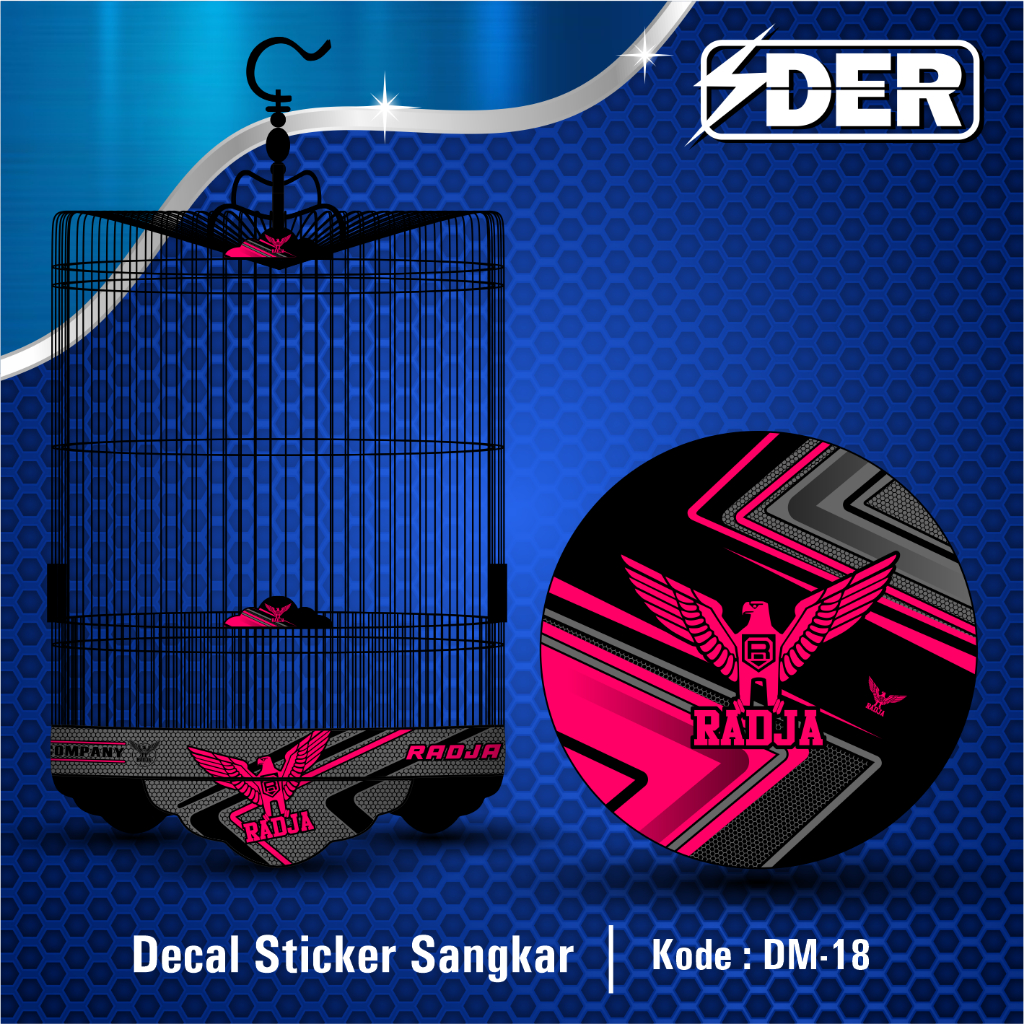 Stiker Sangkar Murai RADJA COMPANY