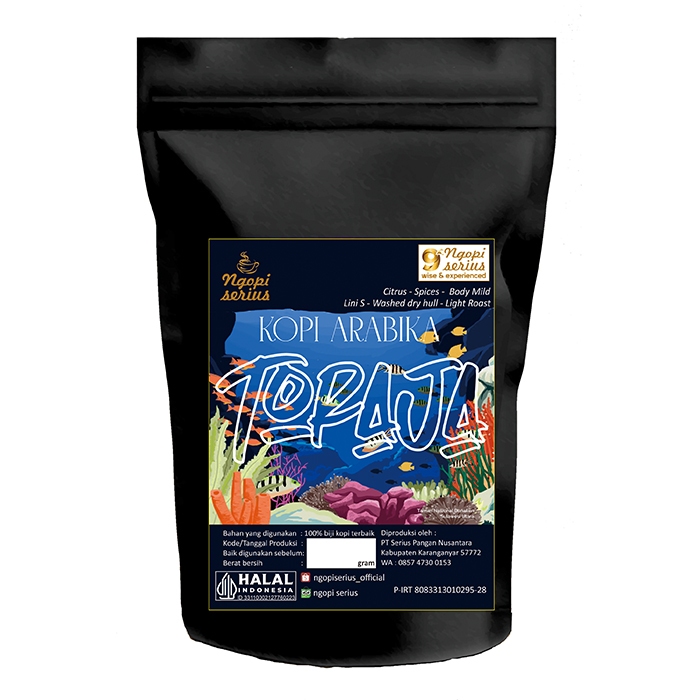 

NGOPI SERIUS Kopi Arabica Toraja 250gram