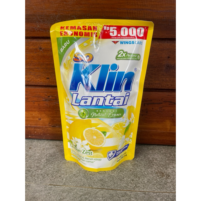 So Klin Lantai lemon zest