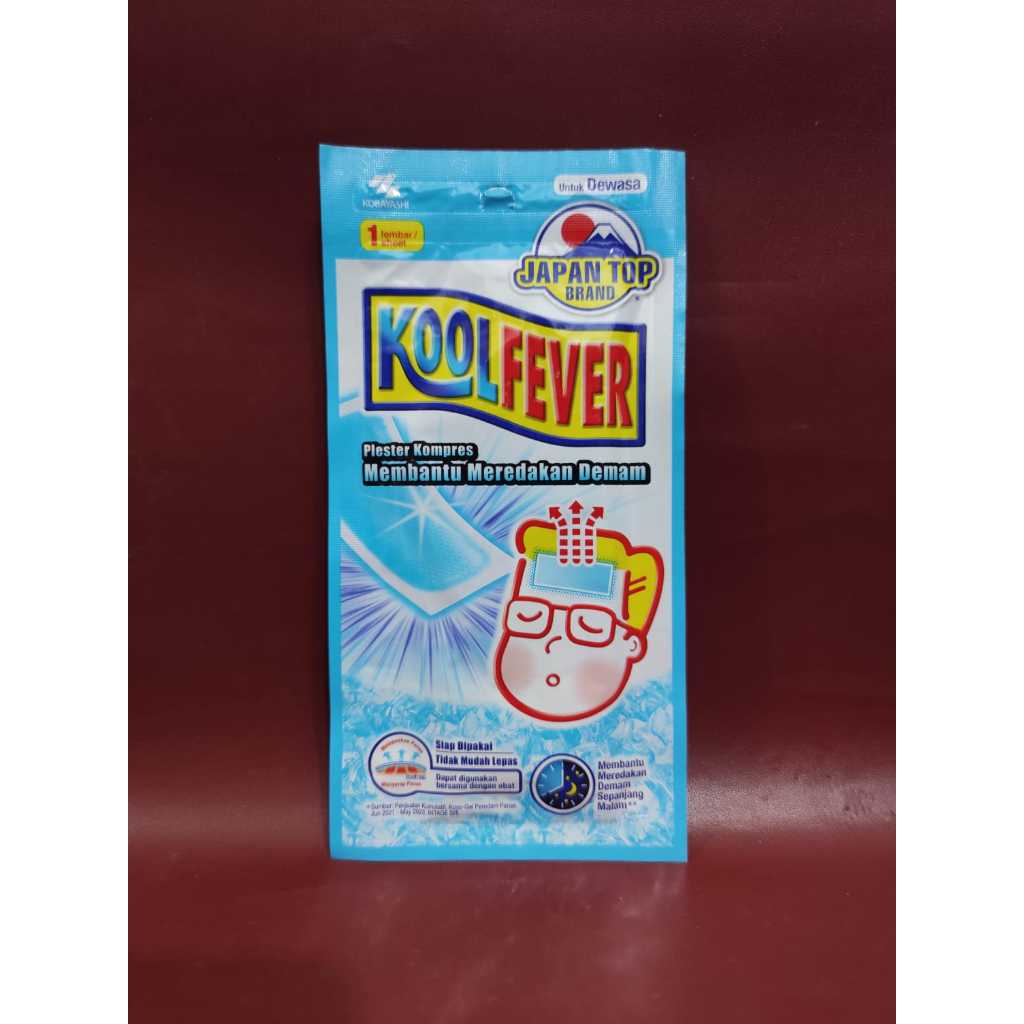 KoolFever Dewasa Per Strip - Penurun Panas Untuk Dewasa
