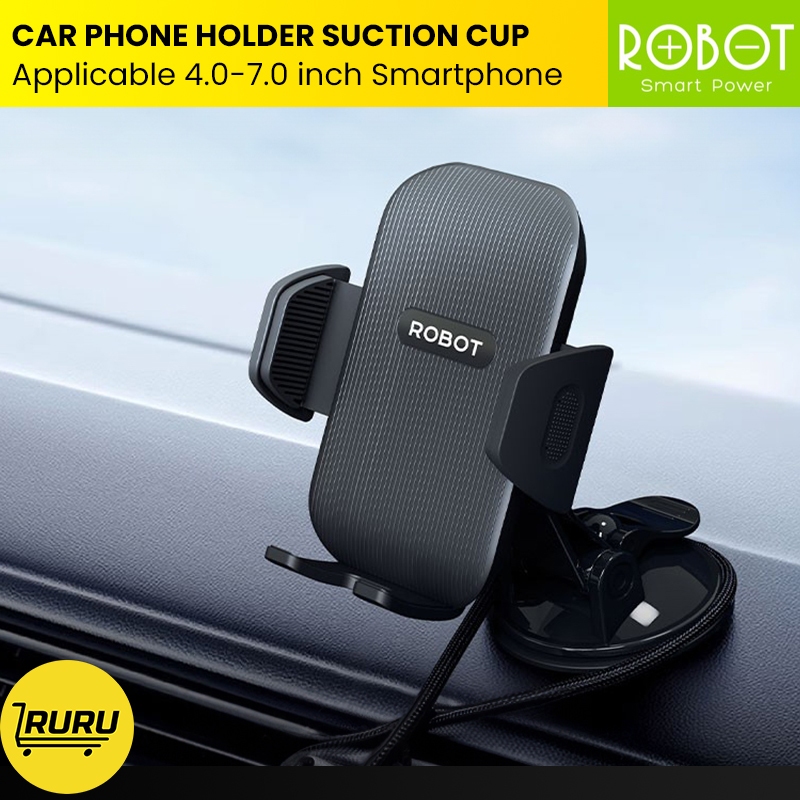ROBOT Stand Holder HP Mobil Rotasi 360 Suction Cup
