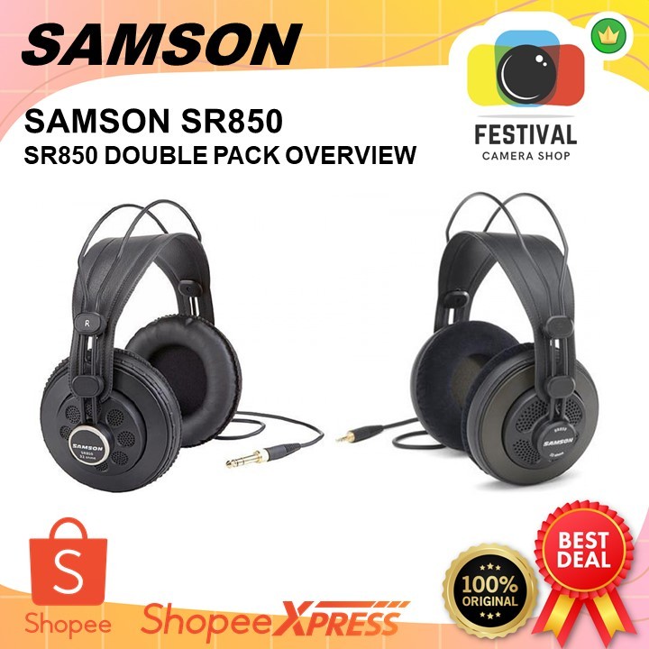 Samson SR850 SR 850 Headphone Monitoring - Double Pack