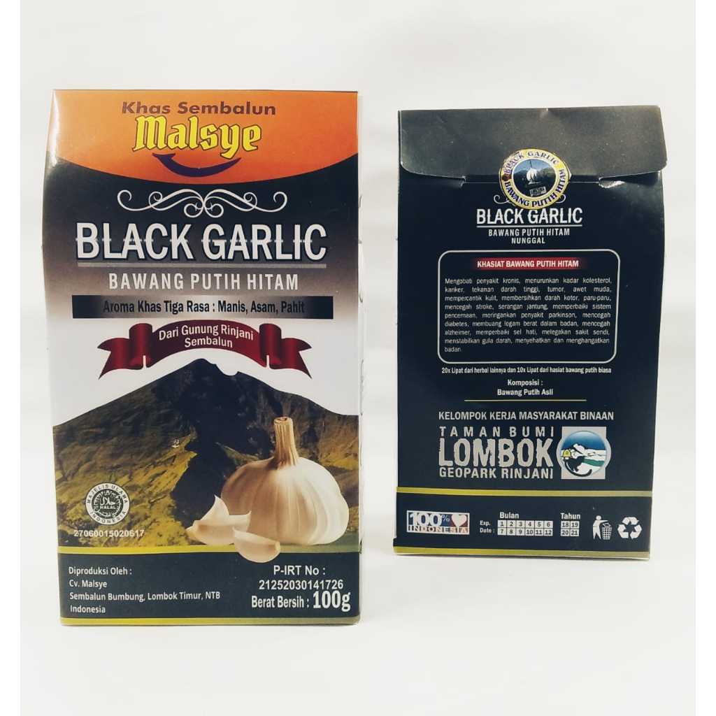 

Black Garlic (Bawang putih hitam) khas Sembalun Lombok