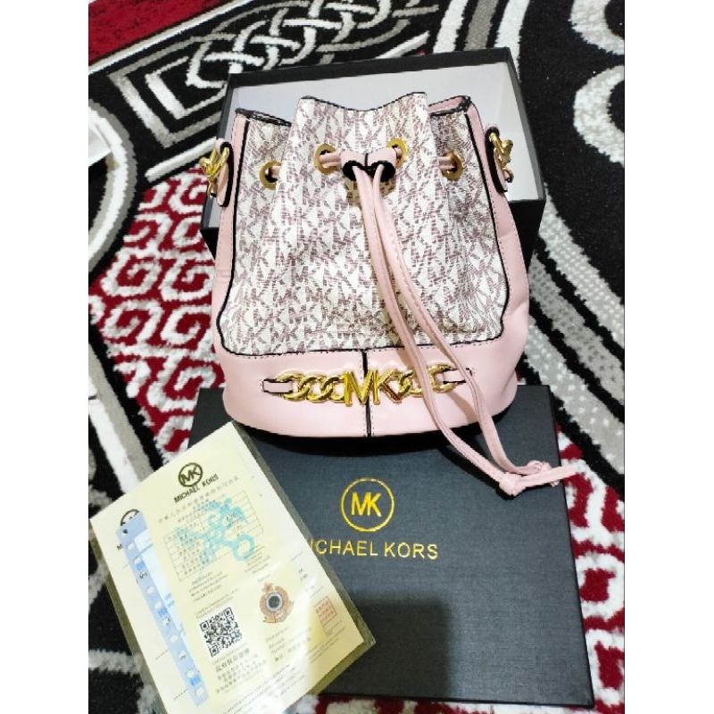 MK BAG SERUT MOTIF COLOR PINK