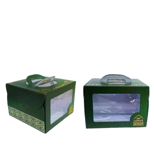 

kardus handle lebaran dus jinjing box parcel idul fitri handle box hampers eid mubarok 22x22x16 cm