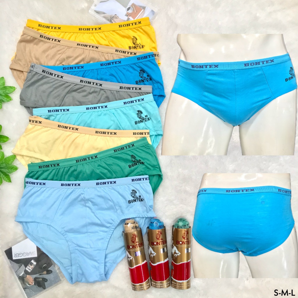 TB75 - Celana Dalam Sempak Pria S M L CD Brief Cowok Katun Polos Pakaian Dalam Laki-laki Underwear I