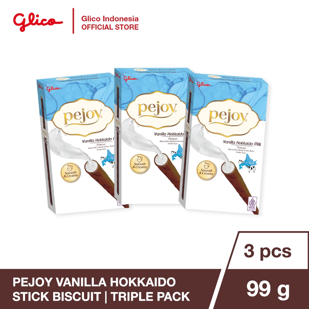 

Glico Pejoy Vanilla Hokkaido Milk Triple Pack