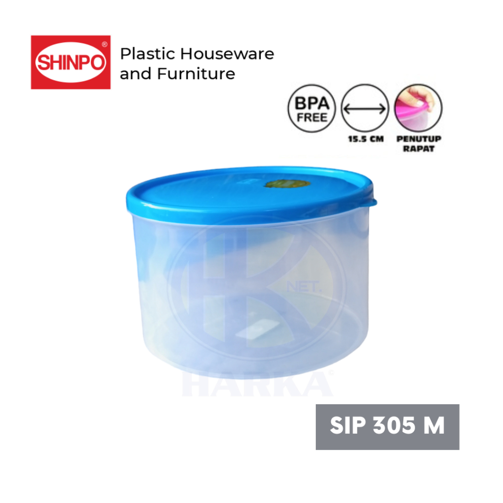 Toples Sealware Bulat Makanan Snack DREAMY 1.4 L | Toples Permen SHINPO SIP 305 M