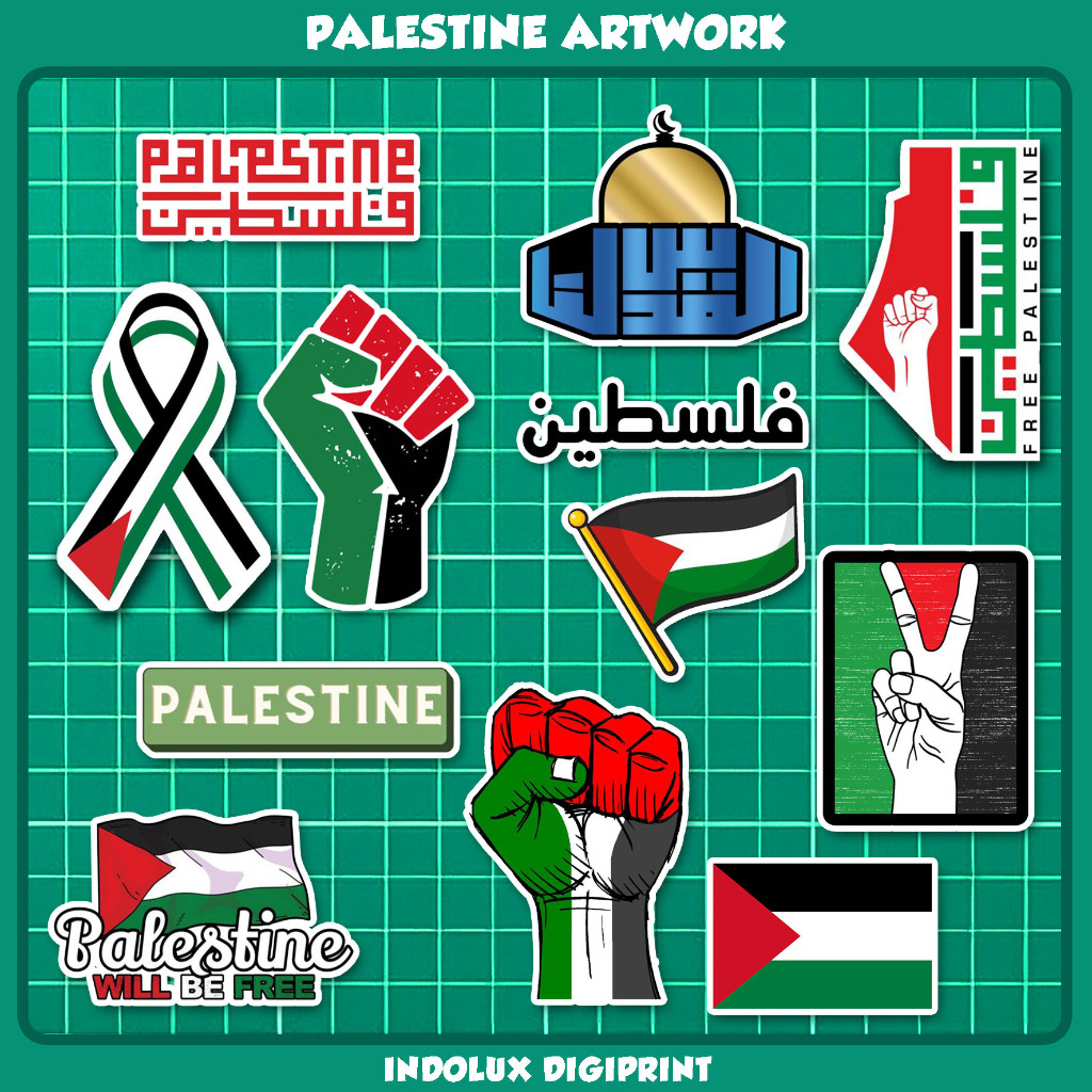 

Sticker Palestine Support Flag Stiker Palestina Islamic Muslim Untuk Pipi, Scrapbook, Buku Jurnal Islam