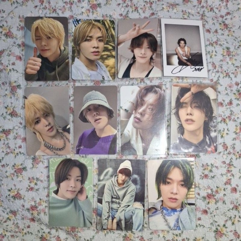 WTS PHOTOCARD POLAROID OFFICIAL NCT 127 YUTA SMCU AR TATTOO YIZHIYU KIHNO PAST THE LINK BANGKOK MATC